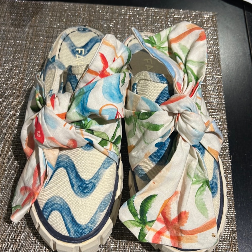 Farm rio Mule Sneaker With Bow
